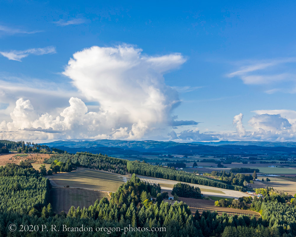 Washington County Oregon landscape  (drone view)